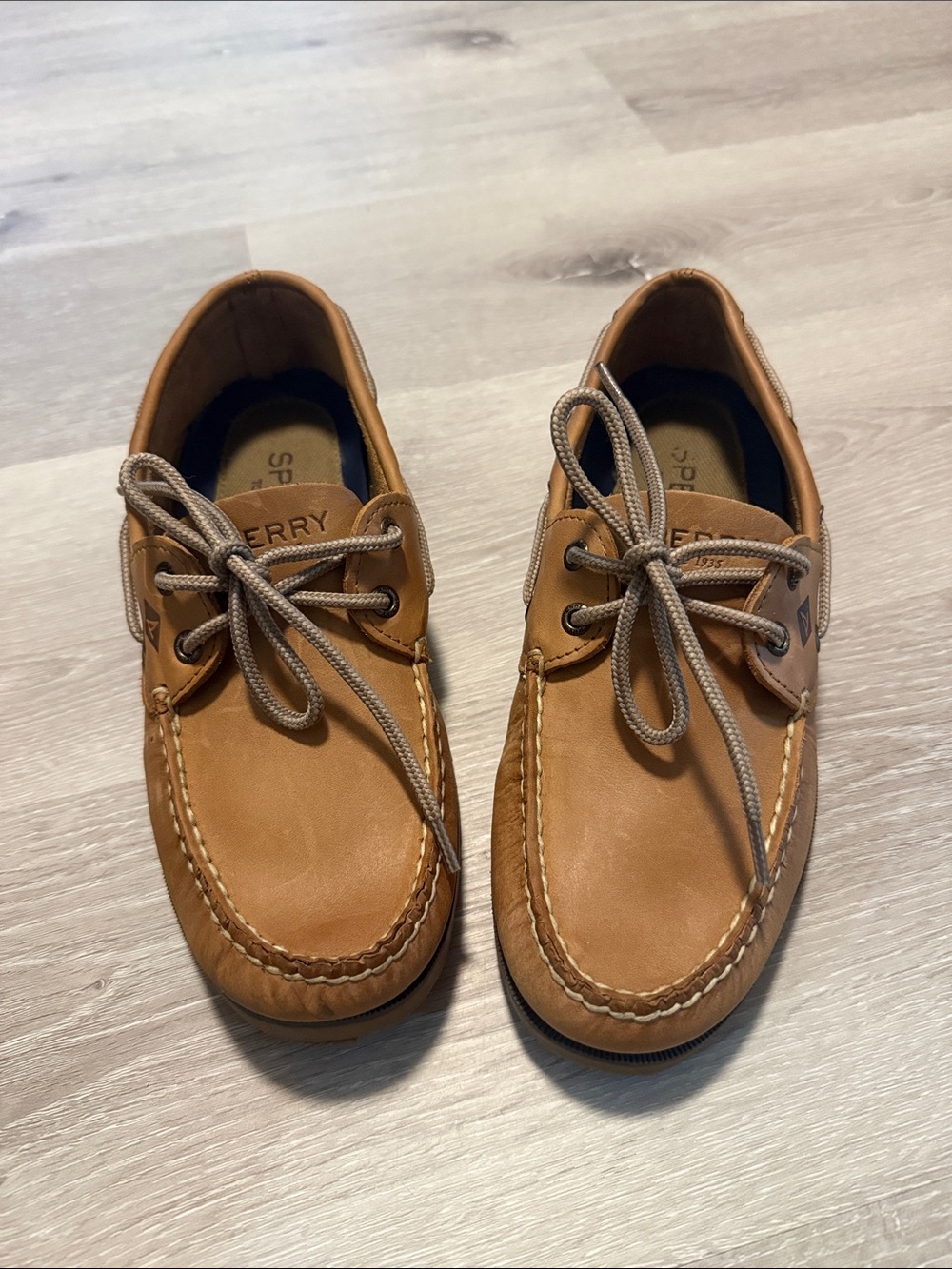 Sperry Tan Leather Loafers